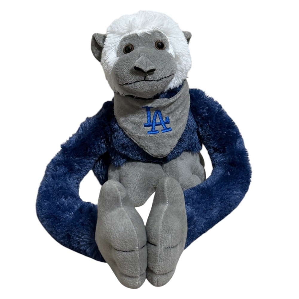 Los Angeles Dodgers Rally Monkey MLB Plush Blue Adjustable LA Baseball 2026 NWT